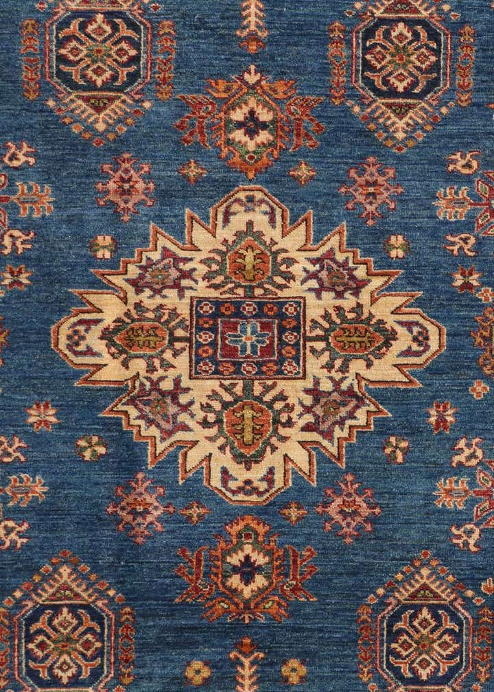 6' 9 x 9' 11 Hand Knotted Kazak Rug