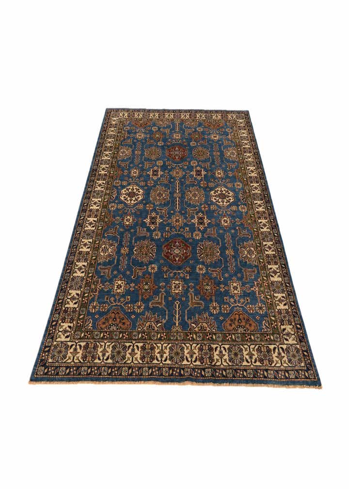 7' 1 x 9' 11 Hand Knotted Kazak Rug