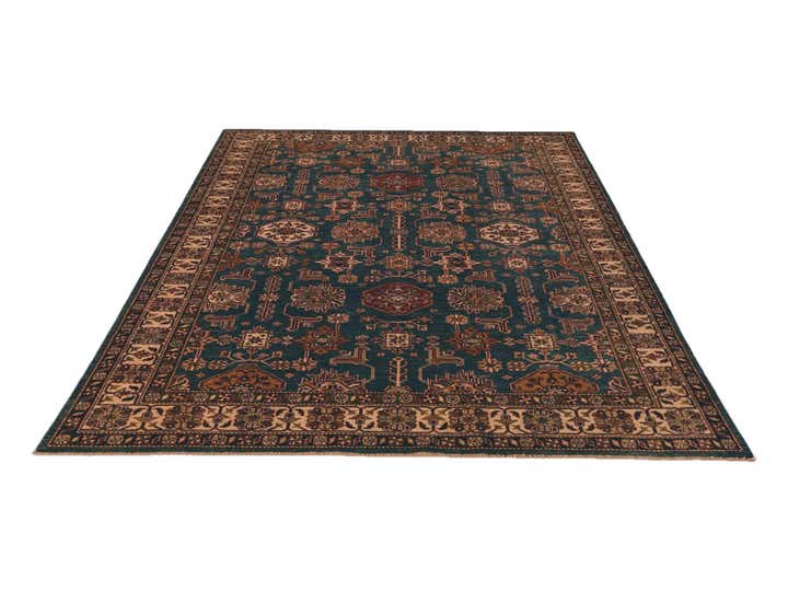 7' 1 x 9' 11 Hand Knotted Kazak Rug