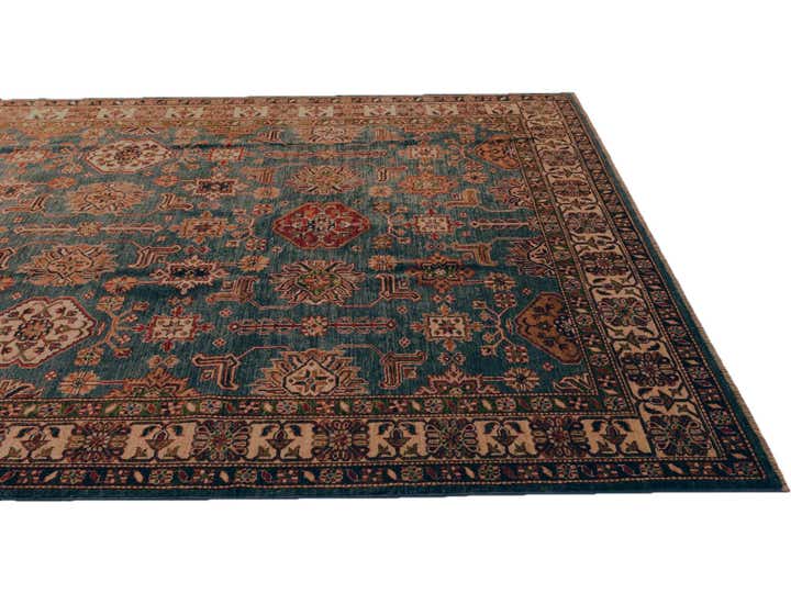 7' 1 x 9' 11 Hand Knotted Kazak Rug
