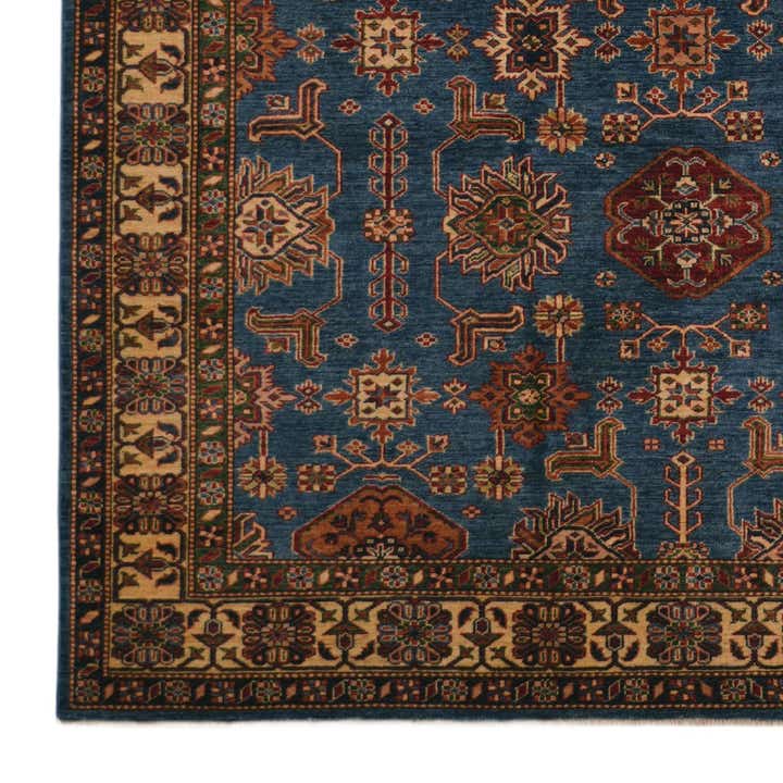 7' 1 x 9' 11 Hand Knotted Kazak Rug