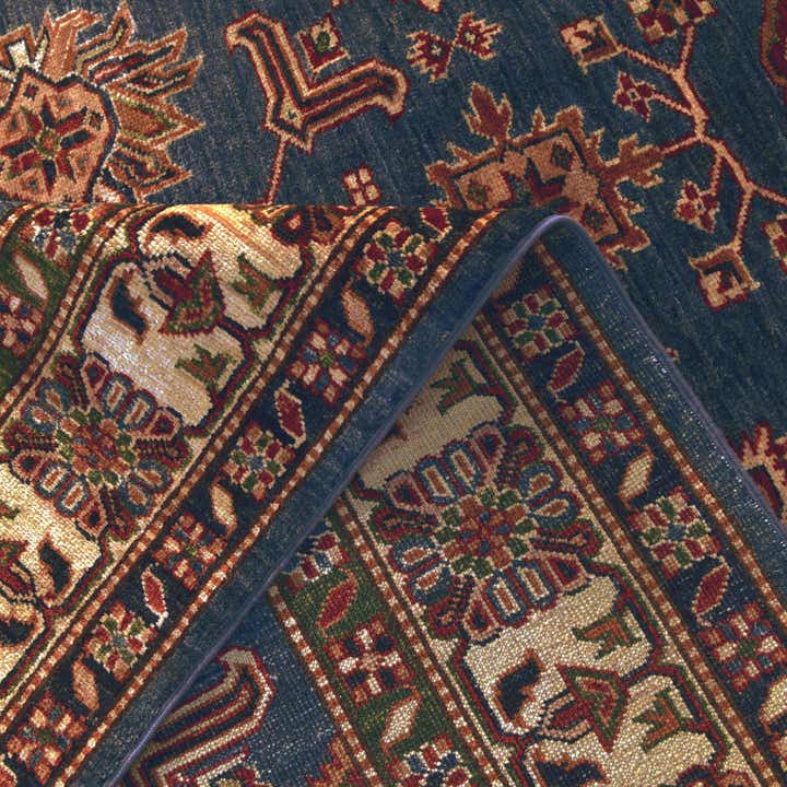 7' 1 x 9' 11 Hand Knotted Kazak Rug