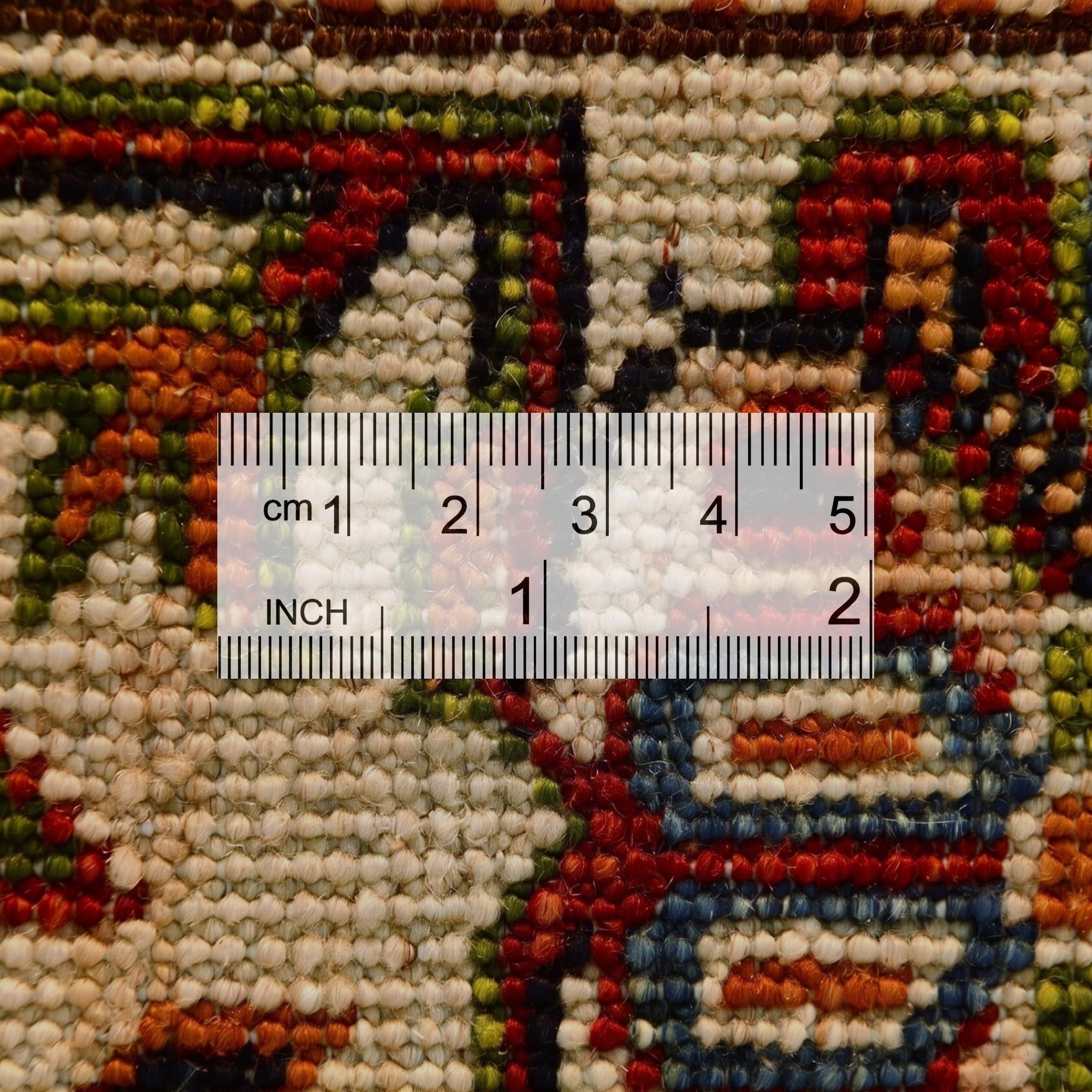 7' 1 x 9' 11 Hand Knotted Kazak Rug