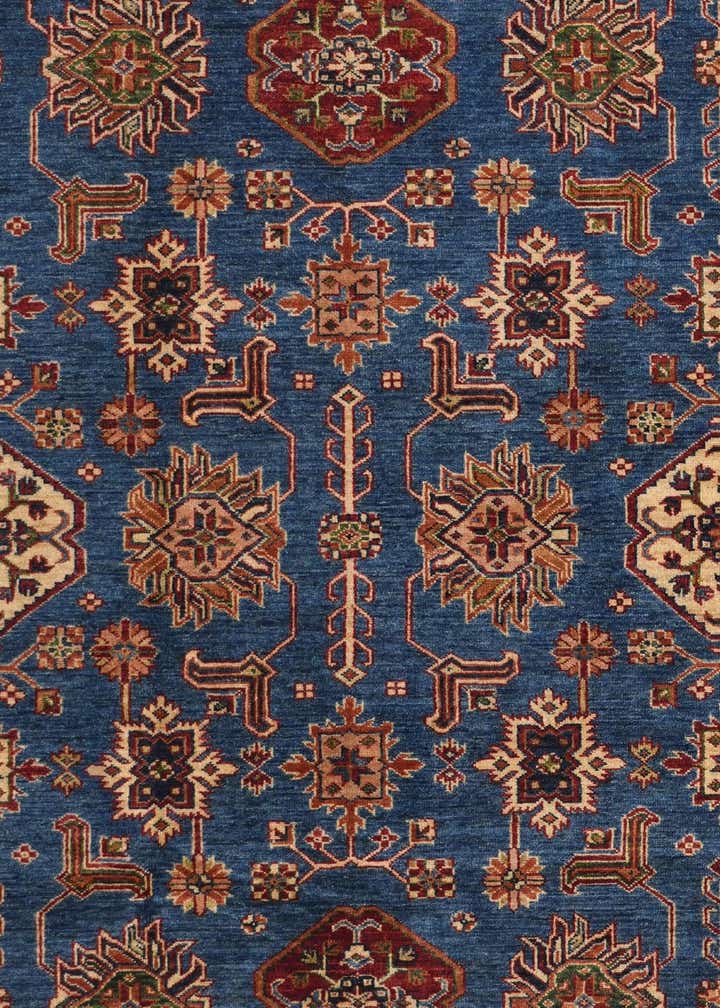 7' 1 x 9' 11 Hand Knotted Kazak Rug