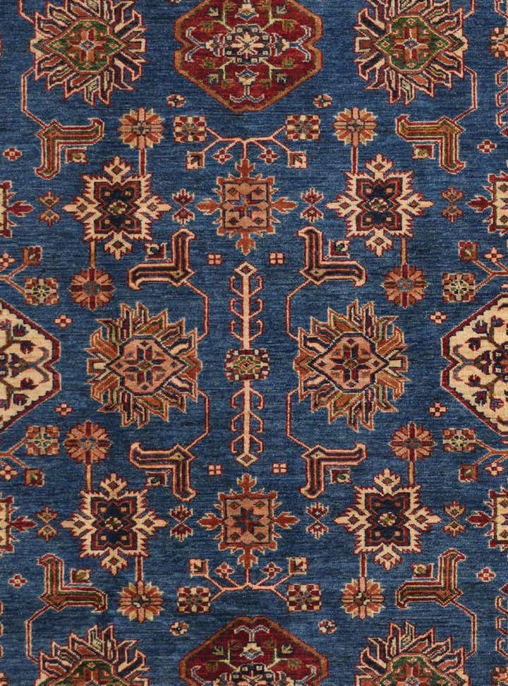 7' 1 x 9' 11 Hand Knotted Kazak Rug