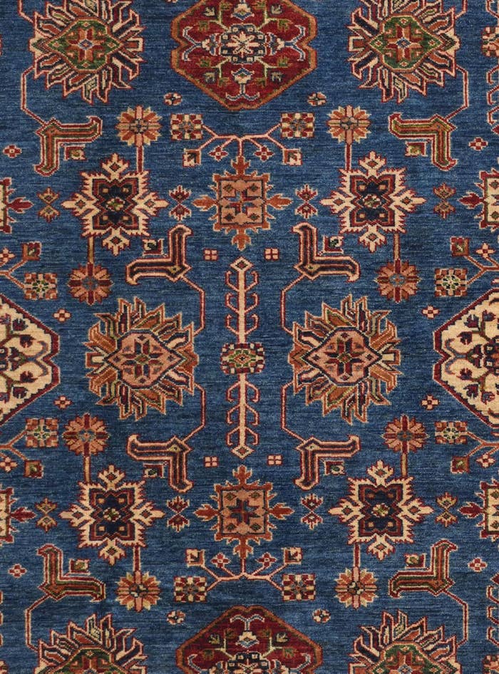 Detail image of 7' 1 x 9' 11 Hand Knotted Kazak Rug