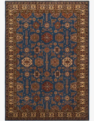 7' 1 x 9' 11 Hand Knotted Kazak Rug