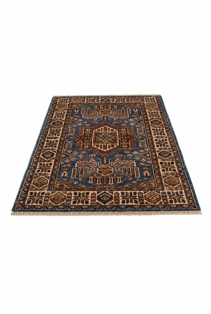 2' 9 x 4' Hand Knotted Kazak Rug