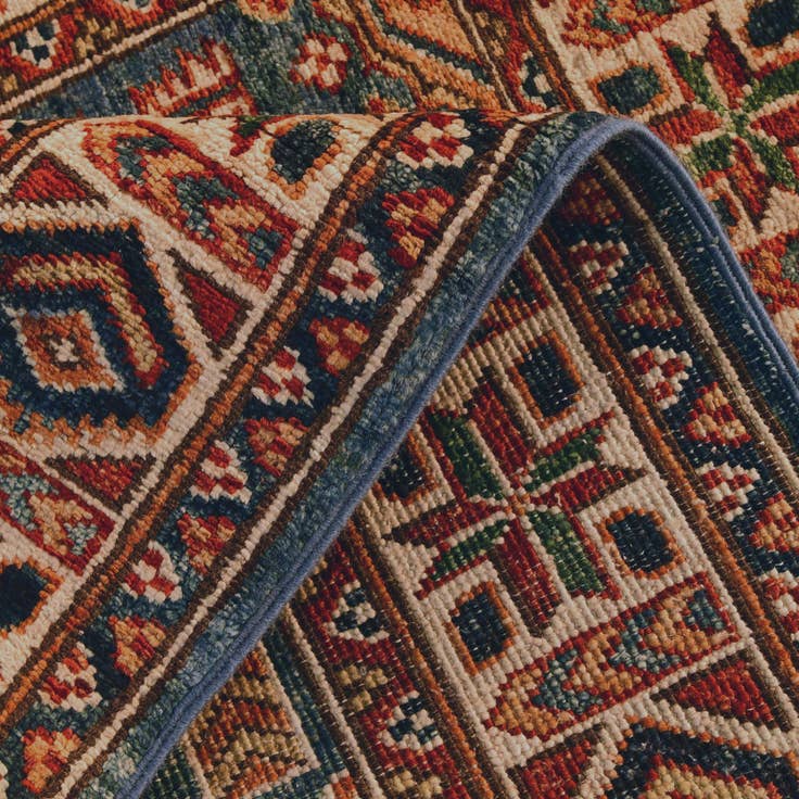 Detail image of 2' 9 x 4' Hand Knotted Kazak Rug