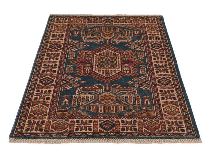 2' 8 x 3' 10 Hand Knotted Kazak Rug
