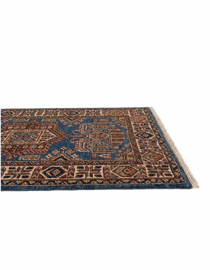 Detail image of 2' 8 x 3' 10 Hand Knotted Kazak Rug