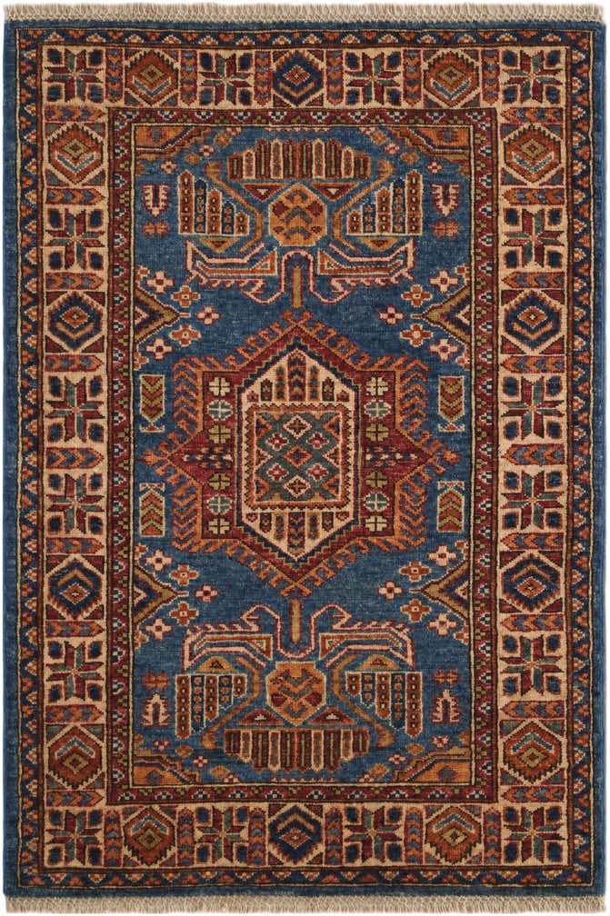 2' 8 x 3' 10 Hand Knotted Kazak Rug