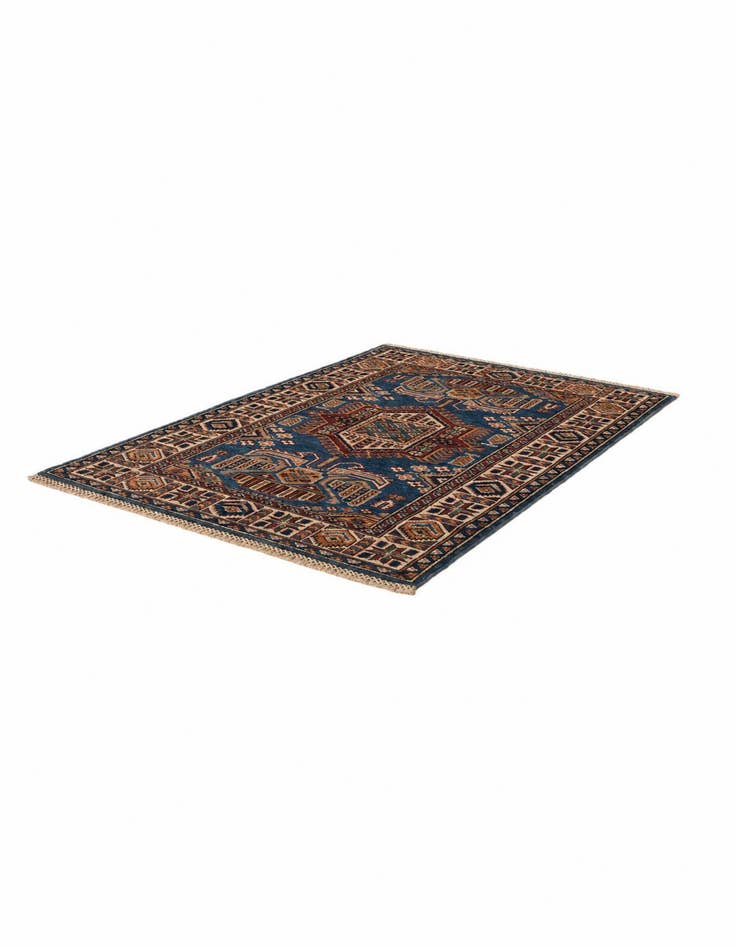 Detail image of 2' 8 x 3' 11 Hand Knotted Kazak Rug