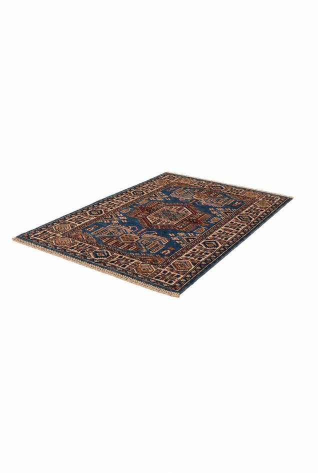 Detail image of 2' 8 x 3' 11 Hand Knotted Kazak Rug