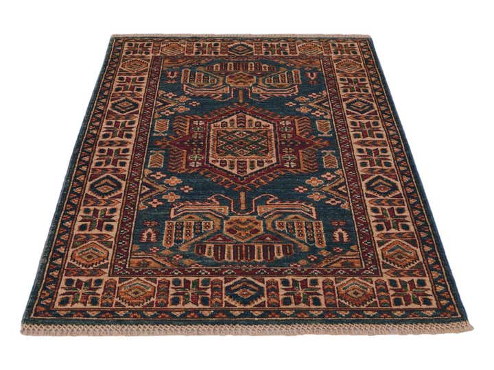 2' 8 x 3' 11 Hand Knotted Kazak Rug