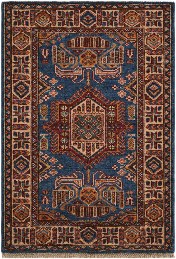 2' 8 x 3' 11 Hand Knotted Kazak Rug