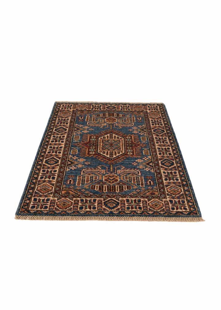 2' 7 x 3' 11 Hand Knotted Kazak Rug