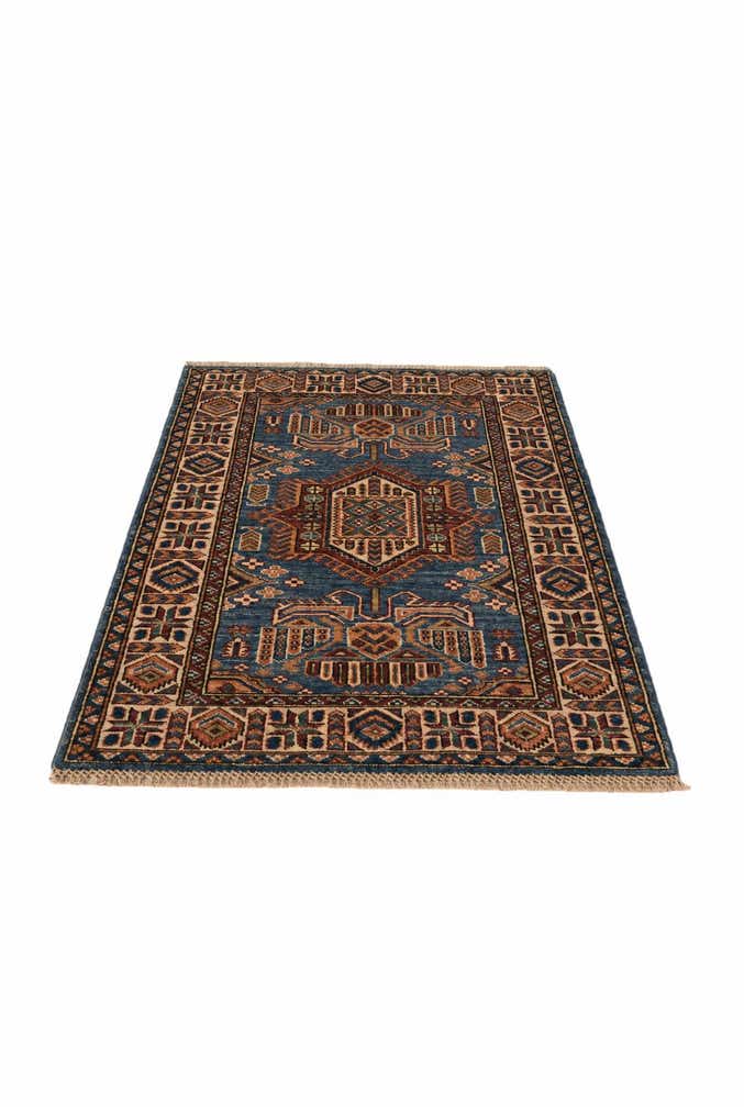 2' 7 x 3' 11 Hand Knotted Kazak Rug