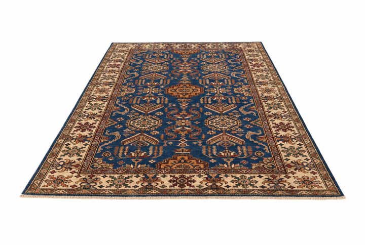6' 9 x 9' 9 Hand Knotted Kazak Rug