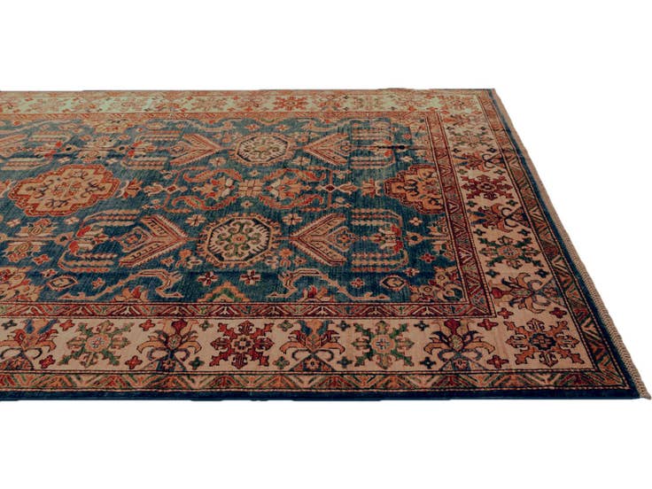 Detail image of 6' 9 x 9' 9 Hand Knotted Kazak Rug