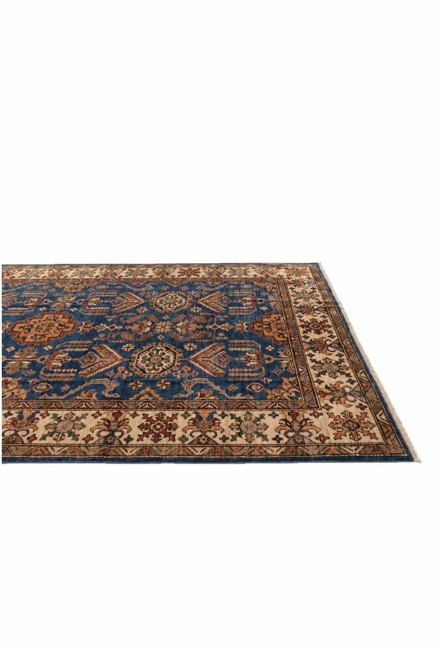 Detail image of 6' 9 x 9' 9 Hand Knotted Kazak Rug