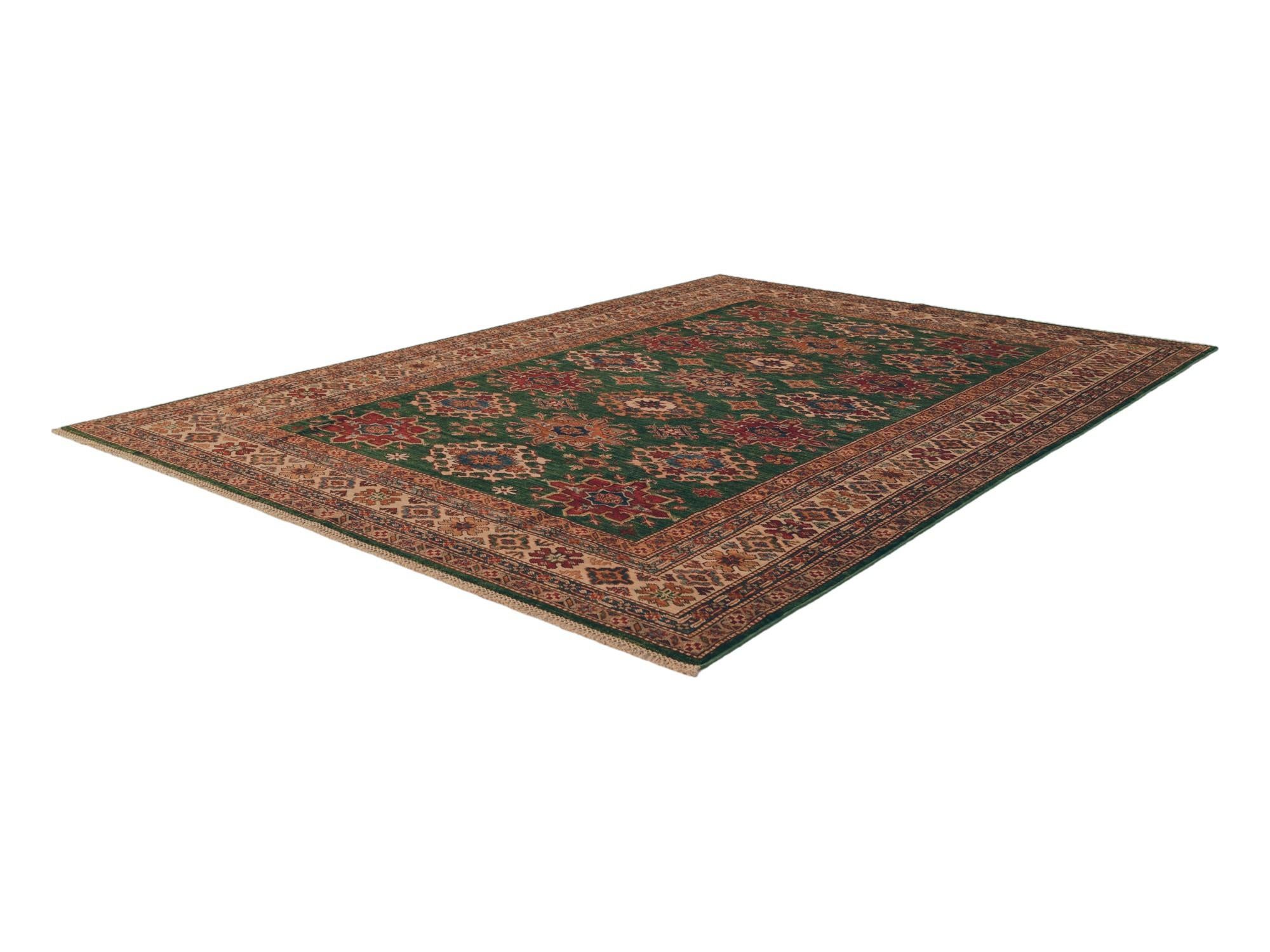 6' 2 x 8' 9 Hand Knotted Kazak Rug