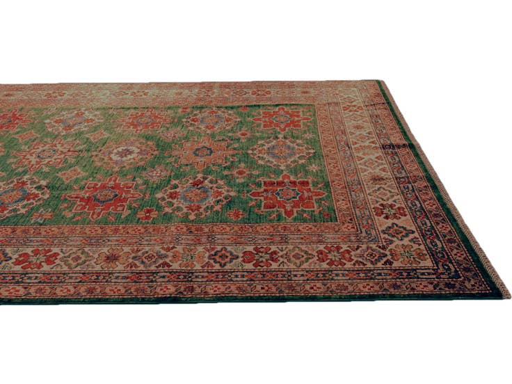 Detail image of 6' 2 x 8' 9 Hand Knotted Kazak Rug