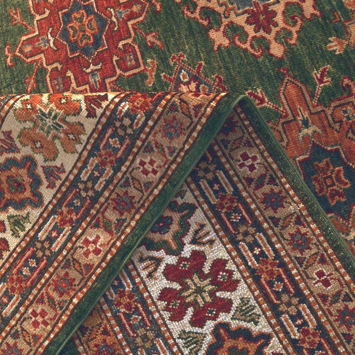 6' 2 x 8' 9 Hand Knotted Kazak Rug