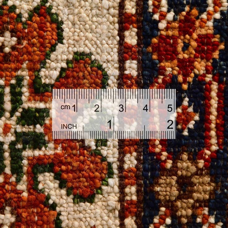 Detail image of 6' 2 x 8' 9 Hand Knotted Kazak Rug