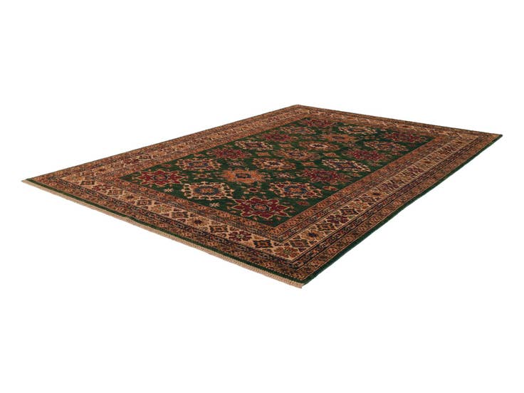 Detail image of 6' 2 x 8' 8 Hand Knotted Kazak Rug