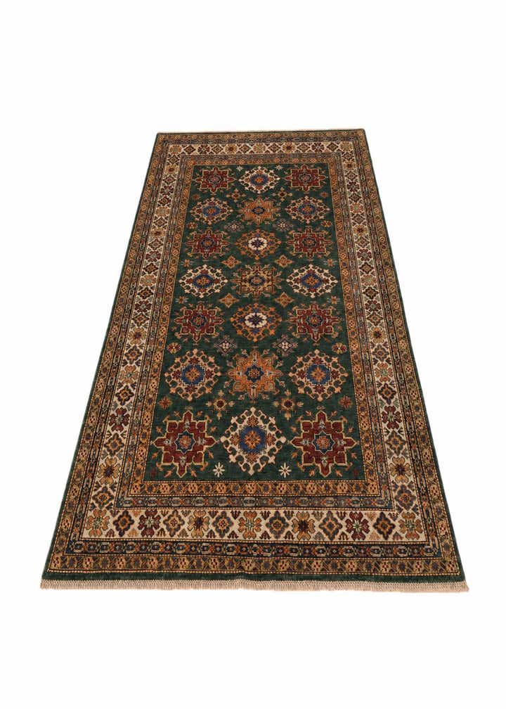 6' 2 x 8' 8 Hand Knotted Kazak Rug