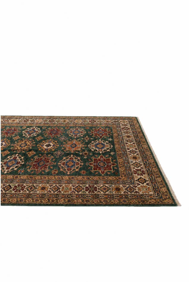 Detail image of 6' 2 x 8' 8 Hand Knotted Kazak Rug