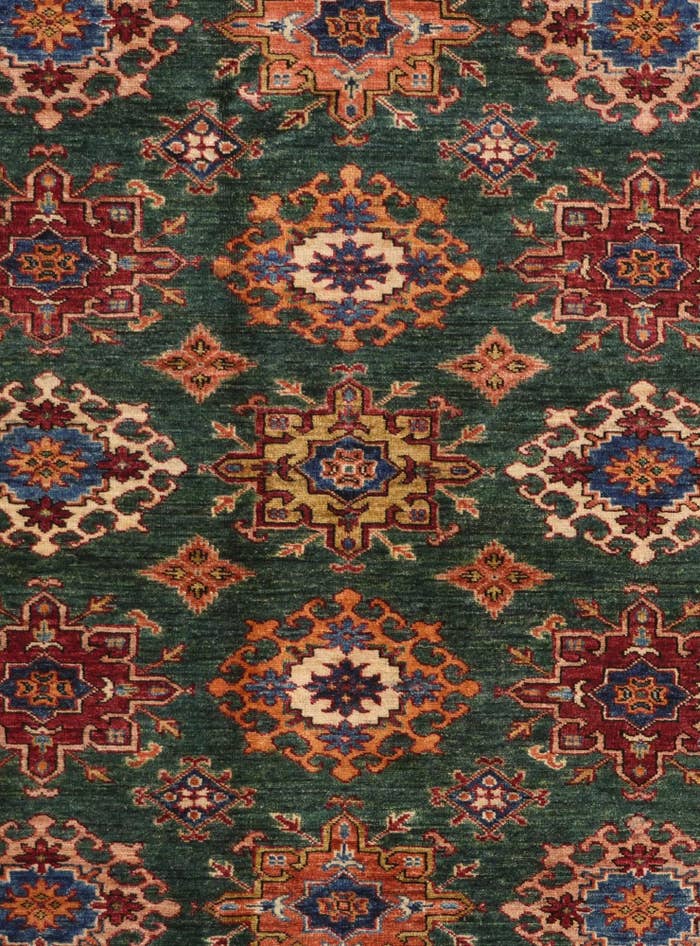 Detail image of 6' 2 x 8' 8 Hand Knotted Kazak Rug