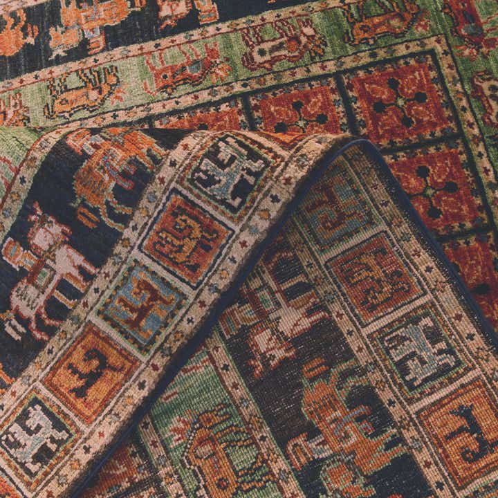 4' 2 x 6' 3 Hand Knotted Kazak Rug