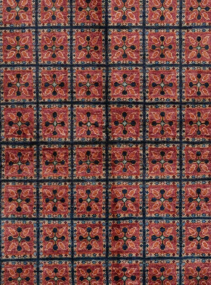 4' 2 x 6' 3 Hand Knotted Kazak Rug