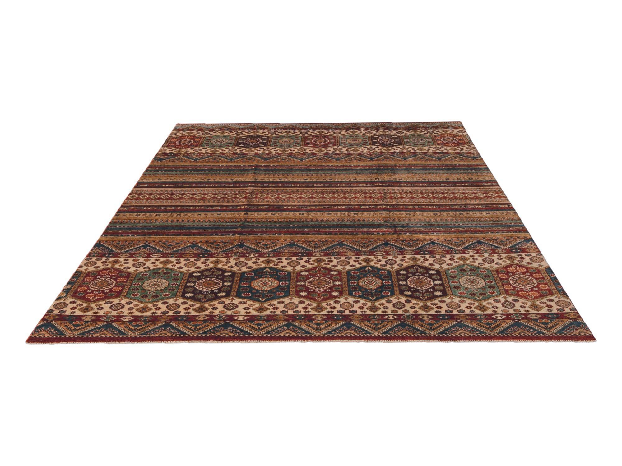 8' 5 x 9' 10 Hand Knotted Kazak Rug