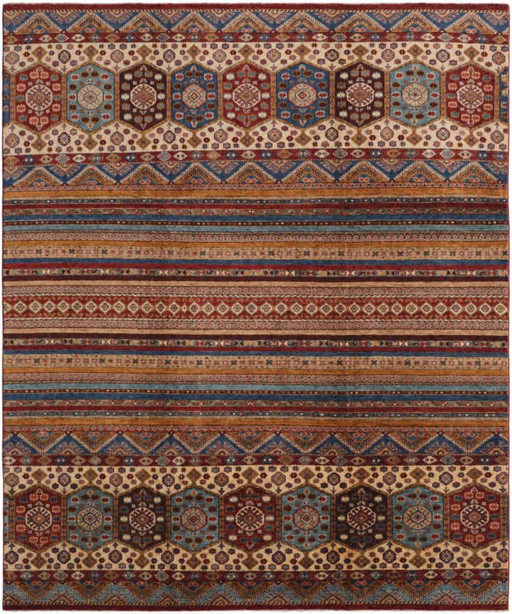 8' 5 x 9' 10 Hand Knotted Kazak Rug