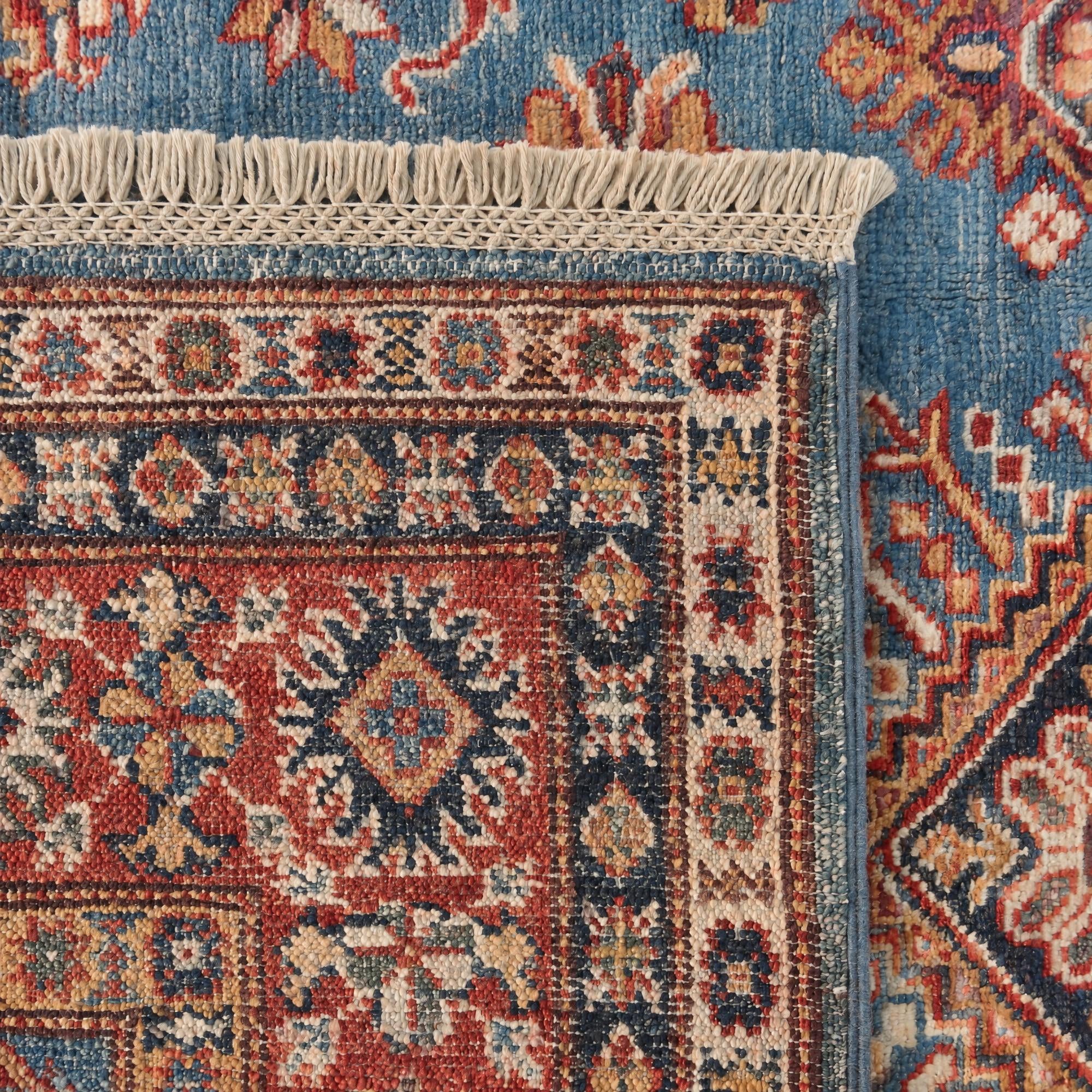 4' 3 x 6' 2 Hand Knotted Kazak Rug