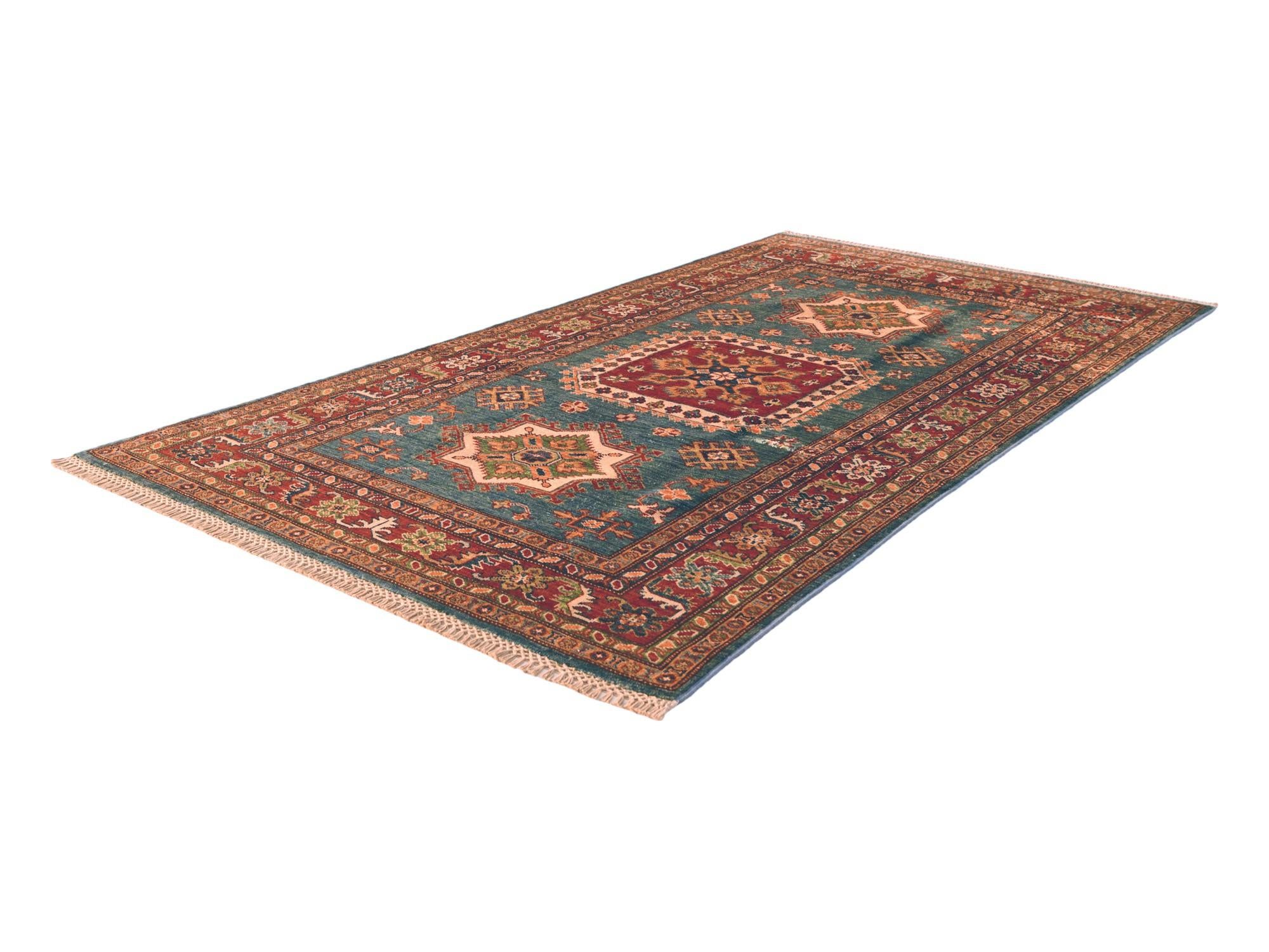 3' 9 x 6' 9 Hand Knotted Kazak Rug