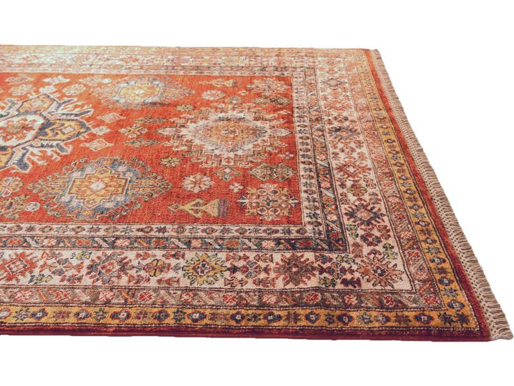 Detail image of 4' 11 x 6' 8 Hand Knotted Kazak Rug