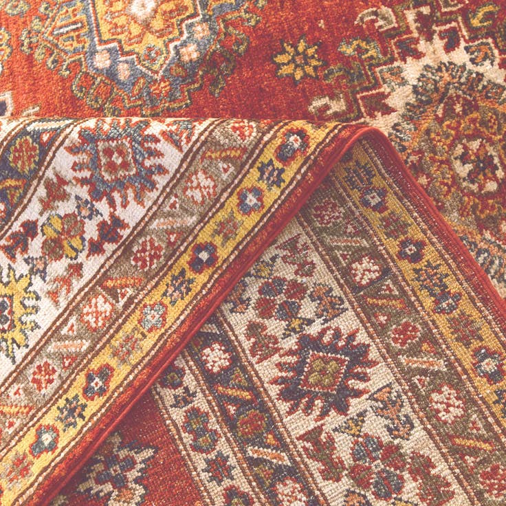 Detail image of 4' 11 x 6' 8 Hand Knotted Kazak Rug