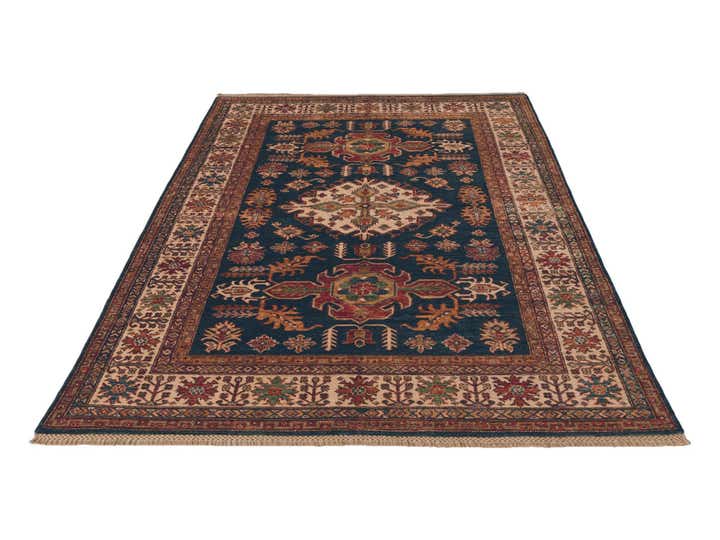 5' 10 x 8' 7 Hand Knotted Kazak Rug