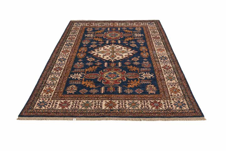 5' 10 x 8' 7 Hand Knotted Kazak Rug