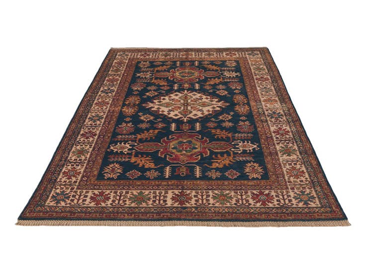 Detail image of 5' 10 x 8' 7 Hand Knotted Kazak Rug
