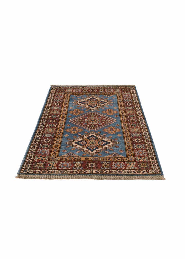 2' 9 x 4' 3 Hand Knotted Kazak Rug