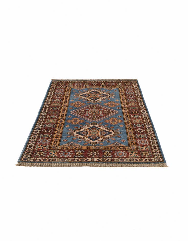 Detail image of 2' 9 x 4' 3 Hand Knotted Kazak Rug