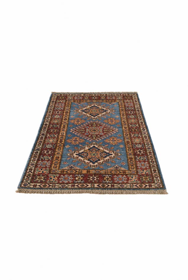 Detail image of 2' 9 x 4' 3 Hand Knotted Kazak Rug