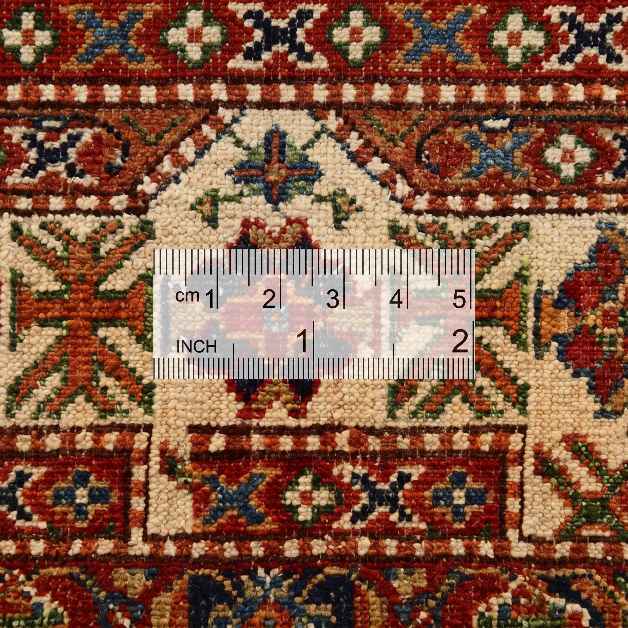 2' 7 x 4' 5 Hand Knotted Kazak Rug