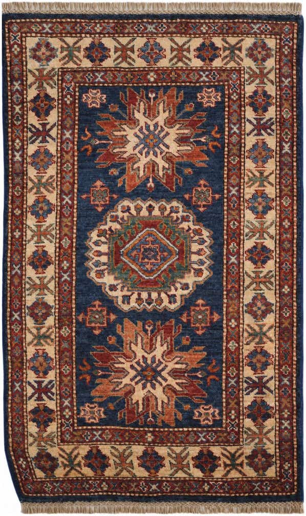 2' 7 x 4' 5 Hand Knotted Kazak Rug