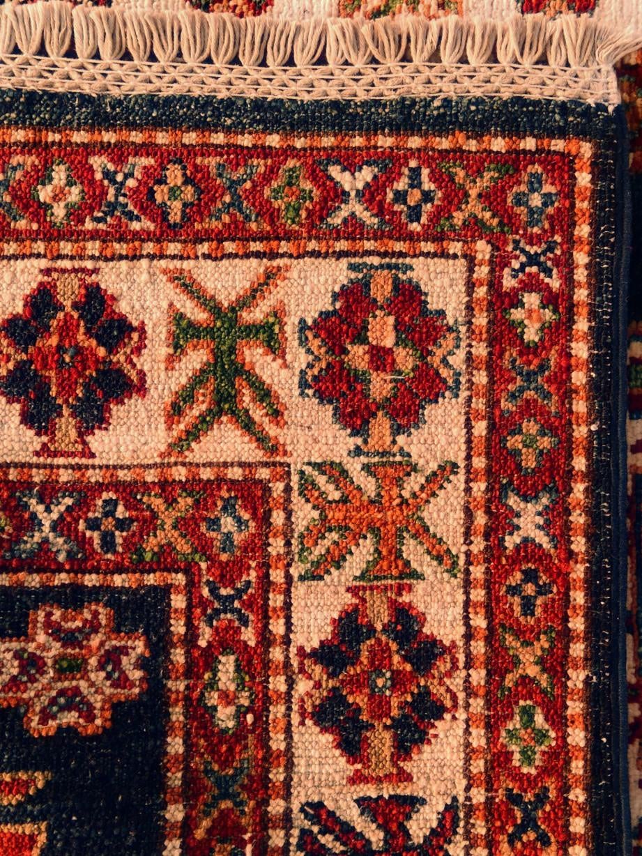 80cm x 140cm Hand Knotted Kazak Rug